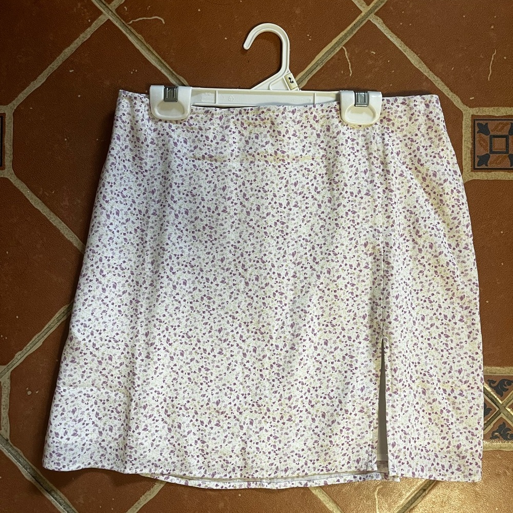 Floral Aritzia Sunday Best Mini Skirt